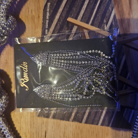 Silver Rhinestone Shoulder Bag - Picture 3 of 5